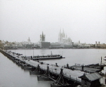Bridge of boats, Cologne