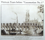 Blenkinsop's colliery engine of 1812