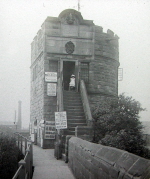 Girl in the Museum Tower on the Chester walls