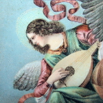 An Angel with a Mandolin by Melozzo
